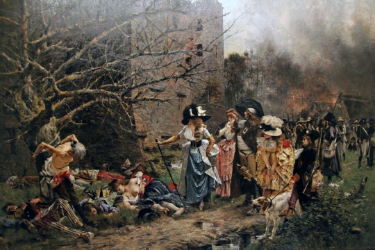 Massacre de Machecoul, March 11, 1793 (Francois Flameng) (1856-1923)  Musée d